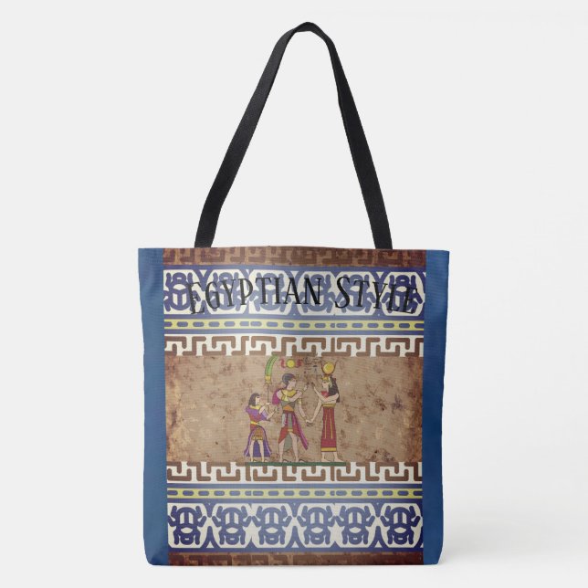 Tote Bolsa de Estilo Egípcio (Frente)