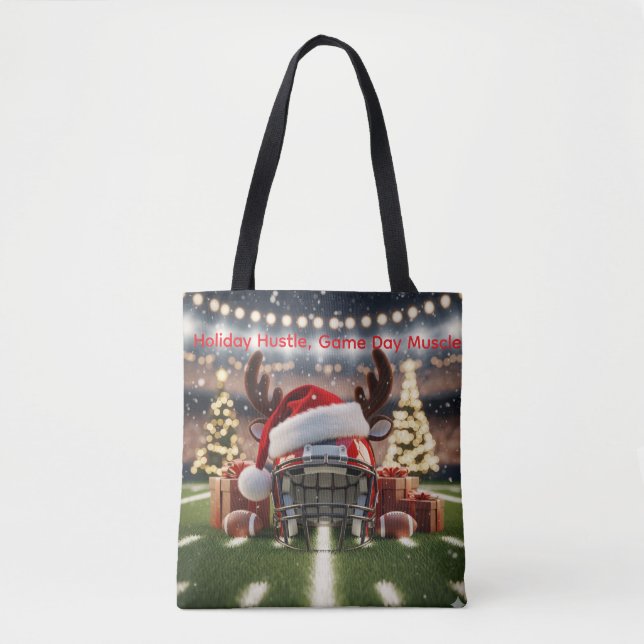 Tote Bolsa de feliz de touchdown de  - Bandeja de Féria (Frente)