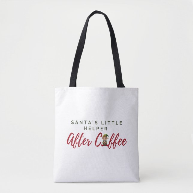 Tote Bolsa de Férias Divertidas para Cafés (Frente)