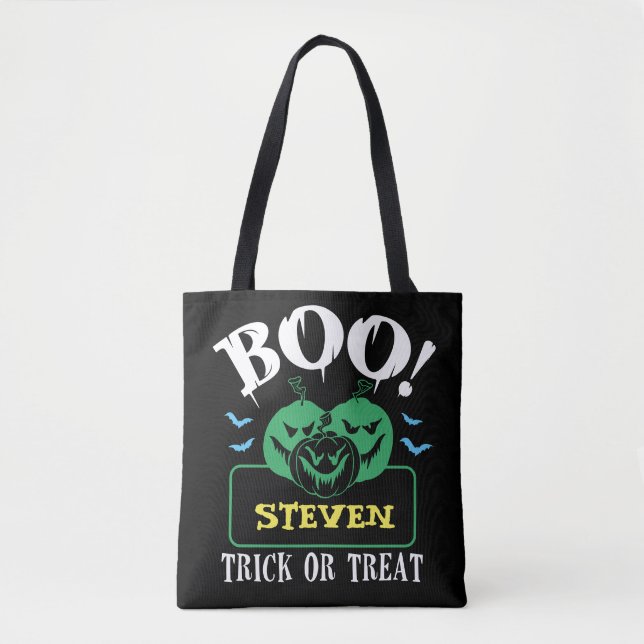 Tote Bolsa de ferramentas personalizada do Halloween (Frente)