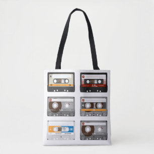 Tote Bolsa de fita cassete