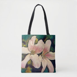 Tote Bolsa de Flor de Estilo Tropical Rosa-Fé