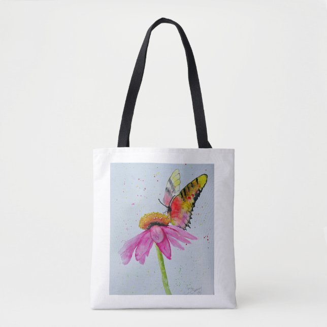 Tote Bolsa de flores (Frente)
