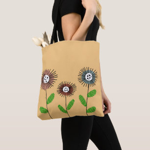 Tote Bolsa de Flores Scandi