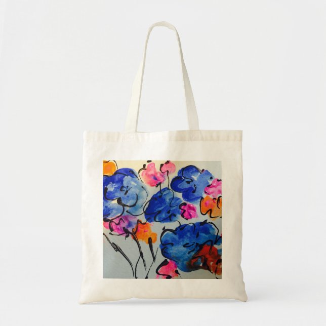 Tote Bolsa de flores silvestres (Frente)