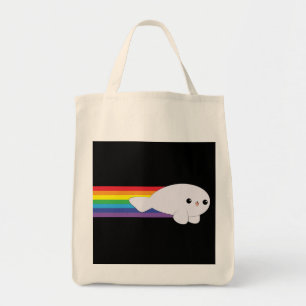 Tote Bolsa de Foguete de Foguete Cutâneo Kawaii