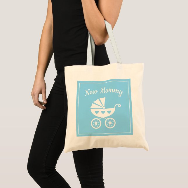Tote Bolsa de fraldas fofa para nova mamãe (Frente (produto))