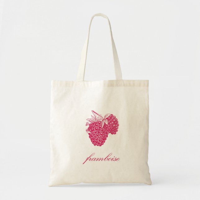 Tote Bolsa de framboise (Frente)