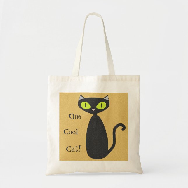 Tote Bolsa de Gato de Mod - Um Gato Legal! (Frente)