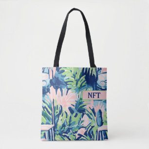 Tote Bolsa de Golfe Tropical de Golfe Monograma