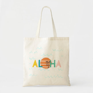 Tote Bolsa de Gráfico da Árvore Mínima "Aloha" Sunset &