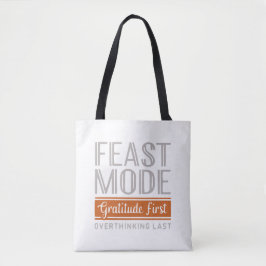 Tote Bolsa de Gratidão Modo banquete - Personalizável