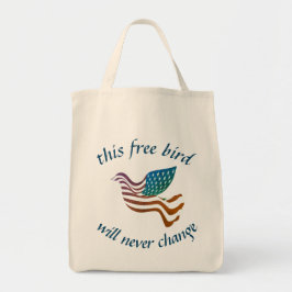 Tote Bolsa de Grocery de aves livres