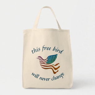 Tote Bolsa de Grocery de aves livres