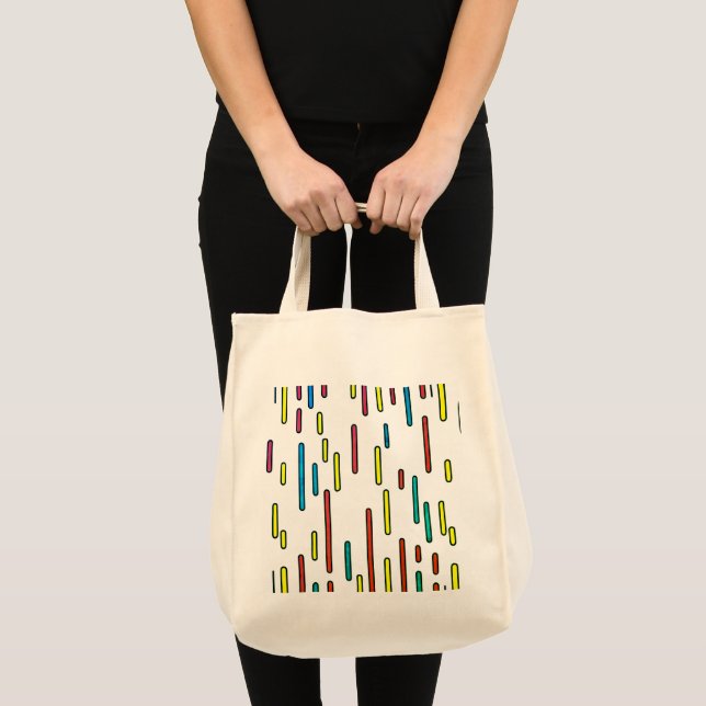 Tote Bolsa de Grocery Rhythm Colorful (Frente (produto))