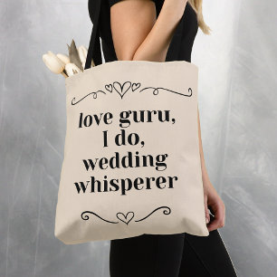 Tote Bolsa de Guru de Amor Planer de Casamento