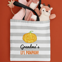 Tote Bolsa de Halloween de Lil Pumpkin Personalizado