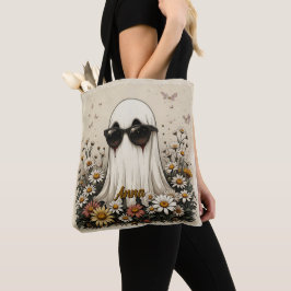 Tote Bolsa de Halloween do Fantasma legal