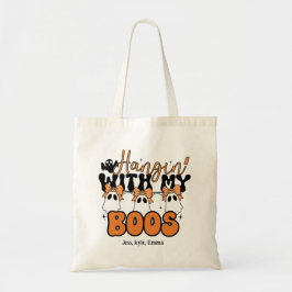 Tote Bolsa de Halloween Personalizado - Hangin' Com Meu