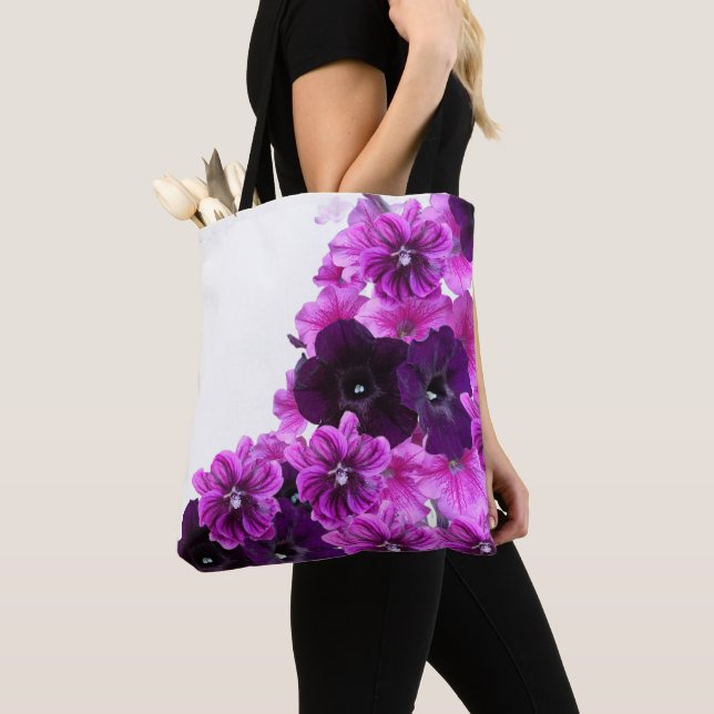 Tote Bolsa de Harmonia do Flor (Close Up)