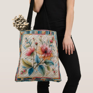 Tote BOLSA de Imagem do Quilt GRANDE