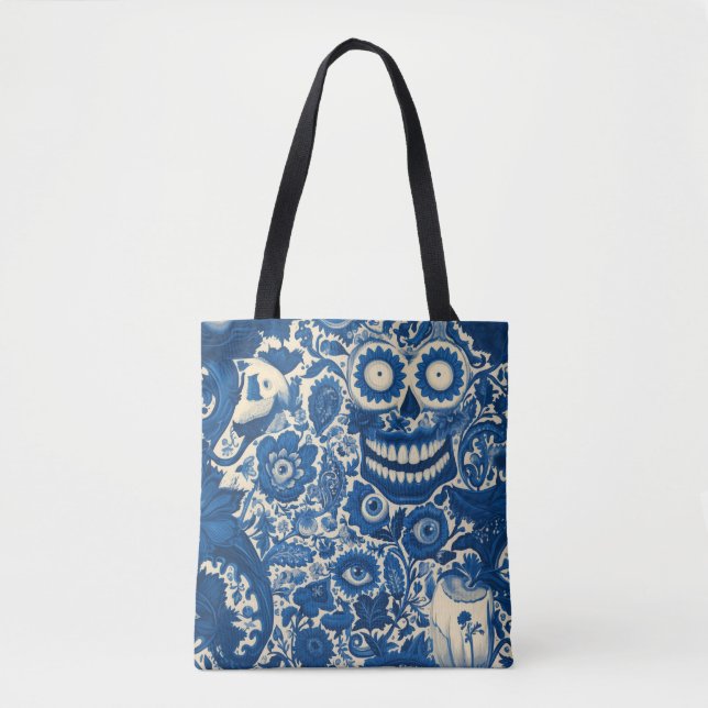 Tote Bolsa de impressão assustador! (Frente)