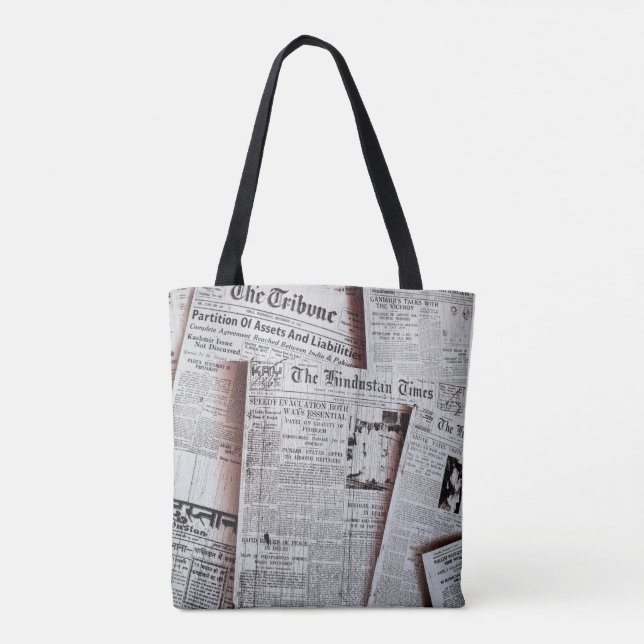 Tote Bolsa de jornal (Verso)