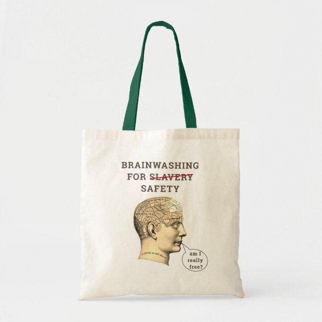 Tote Bolsa de lavagem cerebral (Frente)