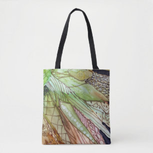 Tote Bolsa de Legumes Verdes