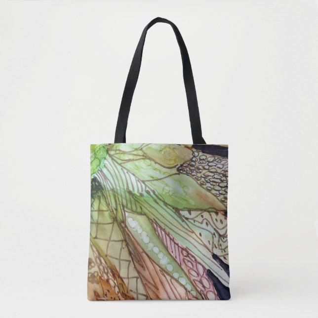 Tote Bolsa de Legumes Verdes (Frente)