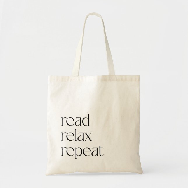Tote Bolsa de Leitor de Livros Minimilástico (Frente)