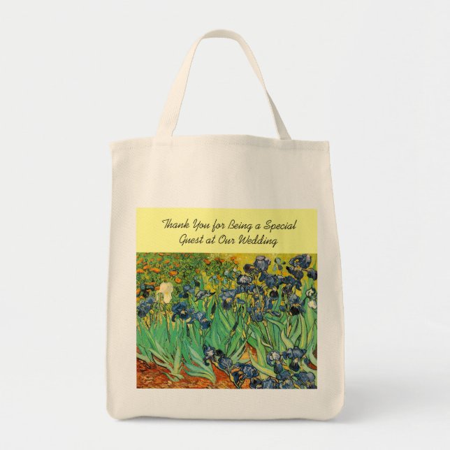Tote Bolsa de lembrança de casamento, Vincent van Gogh, (Frente)