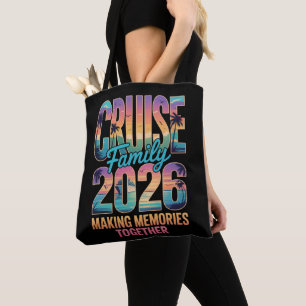 Tote Bolsa de lembranças de cruzeiro familiar 2026