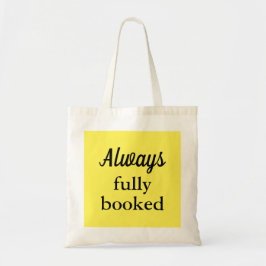 Tote Bolsa de livro engraçado, bonito amarelo, lavável 
