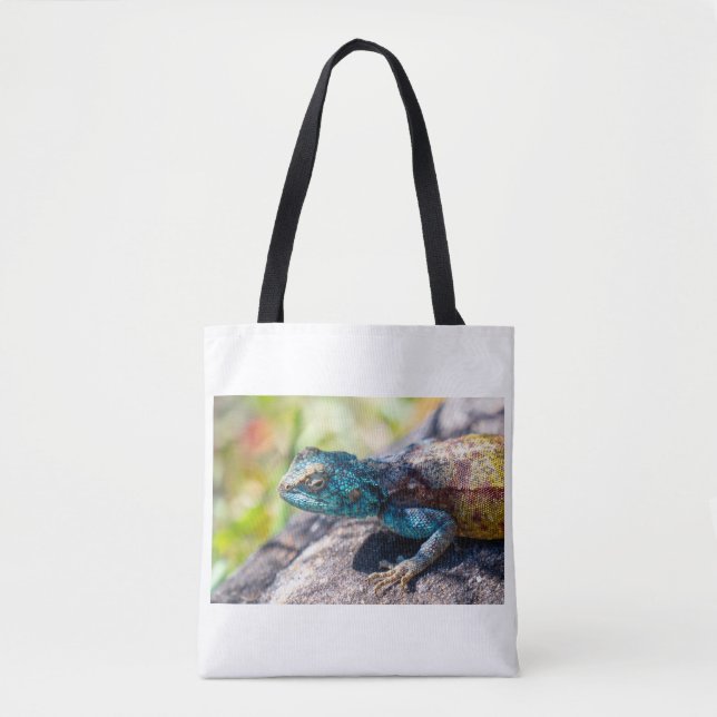 Tote Bolsa de Lizard multicolorido (Frente)