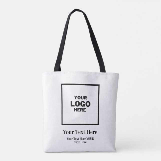 Tote Bolsa de logotipo (Verso)