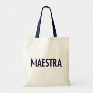 Tote Bolsa de logotipo Maestra