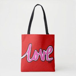 Tote Bolsa de Lona Amor