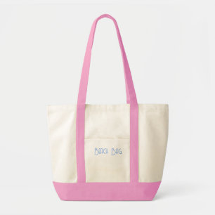 Tote Bolsa de Lona “Beach Bag” – Estilosa e Espaçosa