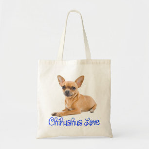 Tote Bolsa de lona com cachorro Chihuahua fofo