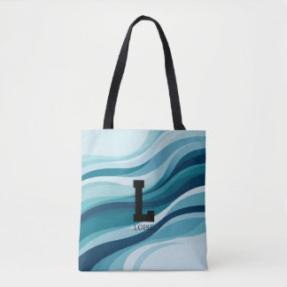 Tote Bolsa de lona com monograma Trending Wave