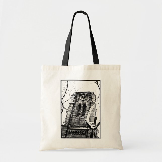 Tote Bolsa de lona com orçamento 'The Bell Tower' (Frente)