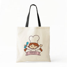 Bolsa de Lona Desenhada à Mão The Little Chef