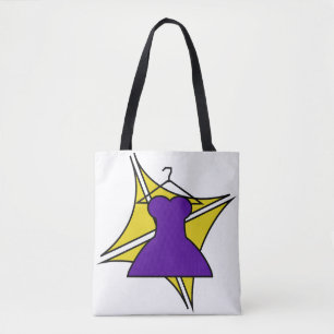 Tote Bolsa de lona estética trendy para todos os dias