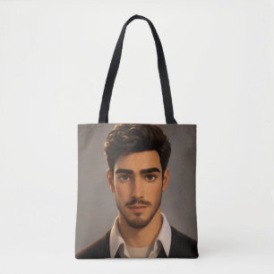 Tote Bolsa de lona estética trendy para todos os dias