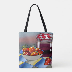 Tote Bolsa de lona estética trendy para todos os dias