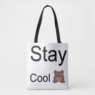 Tote Bolsa de lona estética trendy para todos os dias