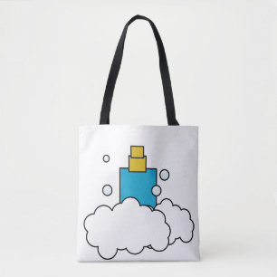 Tote Bolsa de lona estética trendy para todos os dias