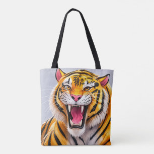 Tote Bolsa de lona estética trendy para todos os dias