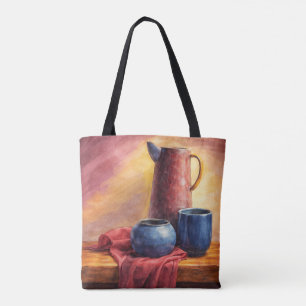 Tote Bolsa de lona estética trendy para todos os dias